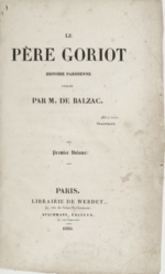 Thumbnail for Père Goriot