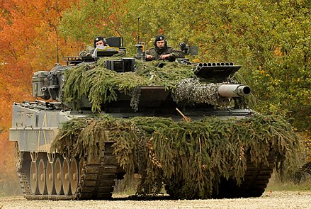 The Leopard 2 main battle tank