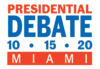 Logo for Presidential Debate October 15, 2020 in Miami (transparent).png