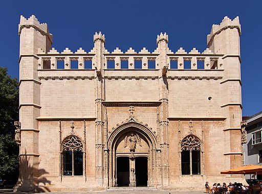 Lonja de Palma de Mallorca, fachada principal