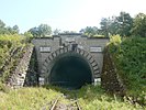 Tunel kolejowy w Łupkowie, widok od strony słowackiej (sierpień 2008)