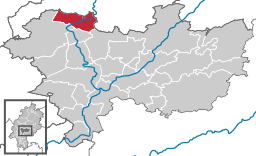Läget för Münzenberg i Wetteraukreis