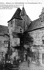 Le manoir de Mézarnou vers 1900.