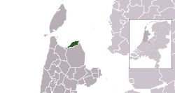 Localização de Wieringen nos Países Baixos.