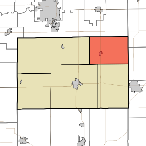 File:Map highlighting Wildcat Township, Tipton County, Indiana.svg