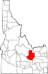 Map of Idaho highlighting Butte County.svg