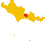 Map of comune of Monte San Biagio (province of Latina, region Lazio, Italy).svg