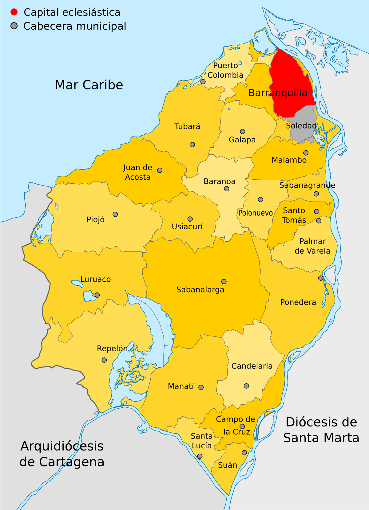 Roman Catholic Archdiocese of Barranquilla - Wikipedia