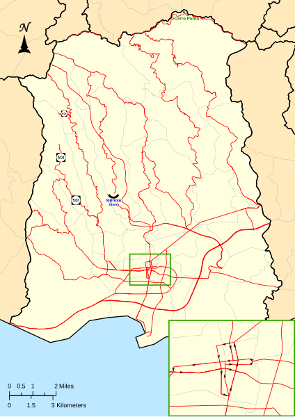 File:Mapa de la carretera PR-501 en Ponce, Puerto Rico (M501).svg
