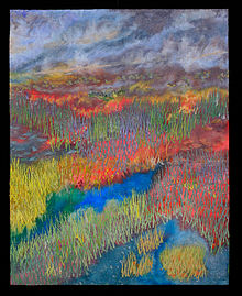 Marshland - Twilight (2010) by Barbara Lee Smith; 49.5" x 39" [private collection] photo by Tom Holt Marshland - Twilight.jpg