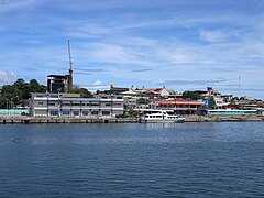 Masbate City skyline port area