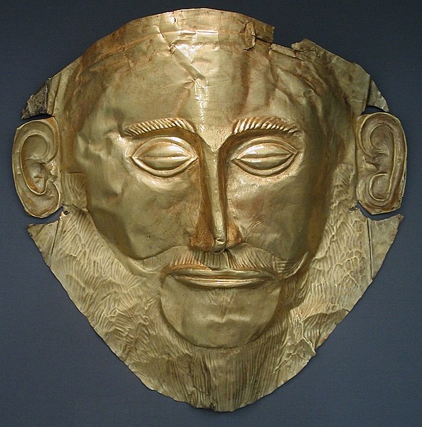 Mascara Agamenon - Mascara micénica - Die Buche