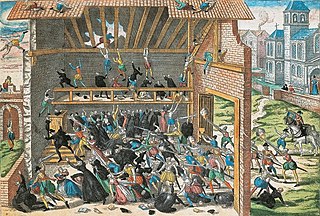 <span class="mw-page-title-main">Massacre of Vassy</span> 1562 mass killing of Huguenot worshippers by soldiers in Wassy, France