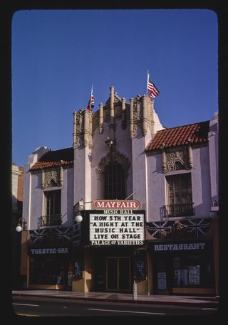 <span class="mw-page-title-main">Mayfair Music Hall</span> Music hall in Santa Monica, California, United States (1911–2010)