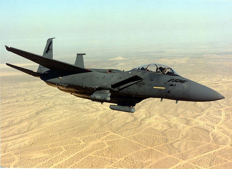 File:McDonnell Douglas F-15E First production F-15E (SN 86-0183) in flight 060905-F-1234S-026.jpg