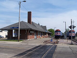 McHenry station train station in Illinois