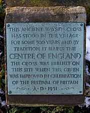 Meriden cross plaque 1951