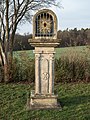 * Nomination Statue between Zückshut and Laubend --Ermell 17:11, 28 December 2015 (UTC) * Promotion Good quality. --Hubertl 18:16, 28 December 2015 (UTC)*  Comment could you please categorise it properly? --Hubertl 18:20, 28 December 2015 (UTC)