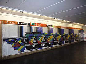 Immagine illustrativa dell'articolo Arco di Travertino (metropolitana di Roma)