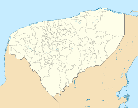 Location map Мексикэ Йукэтан