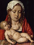 Thumbnail for File:Michael Sittow - Maria with the child, c1515 -Gemäldegalerie, Berlin.jpg