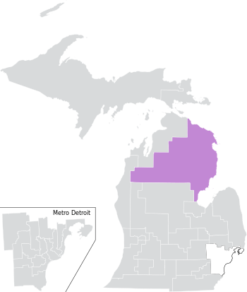 Michigan Senate District 36 (2022).svg