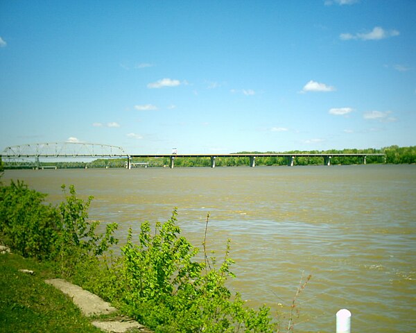 The Mississippi River at Hannibal