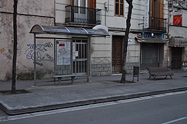 Español: Mollet del Vallès: Parada de autobús de Jaume I en sentido Barcelona. Català: Mollet del Vallès: Parada d'autobús de Jaume I en sentit Barcelona.