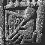 The harper on the Monifeith 4 Pictish sculpture, Scotland, 700-900 AD Monifeithpictishharper.jpg