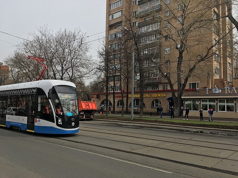 File:Moscow Retro Tram Parade 2019, Shabolovka Street - 5300.jpg