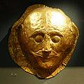 Mycenae - 16th century BC funeral mask