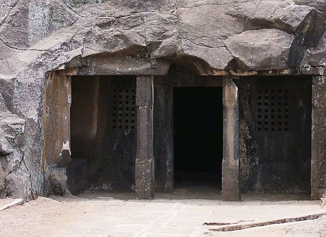 Cave No.19 of Satavahana king Kanha at the Nasik Caves, 1st century BCE.