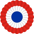 Kokarde kebangsaan Perancis (Cocarde nationale française)