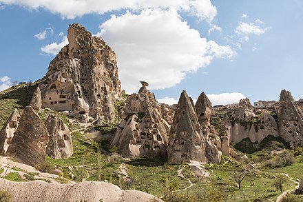 Rock houses in Uçhisar