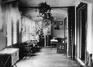 Nedre Karlsro västra, interiör, 1900.