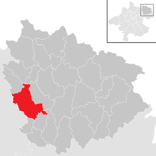 Location of the municipality of Neumarkt im Mühlkreis in the Freistadt district (clickable map)