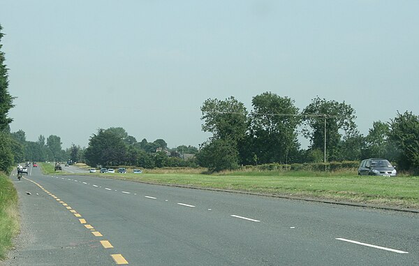 The R445 dual carriageway between Naas and Newbridge