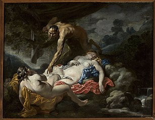 Satyre et nymphes.