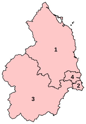 2010-2024 constituencies in Northumberland