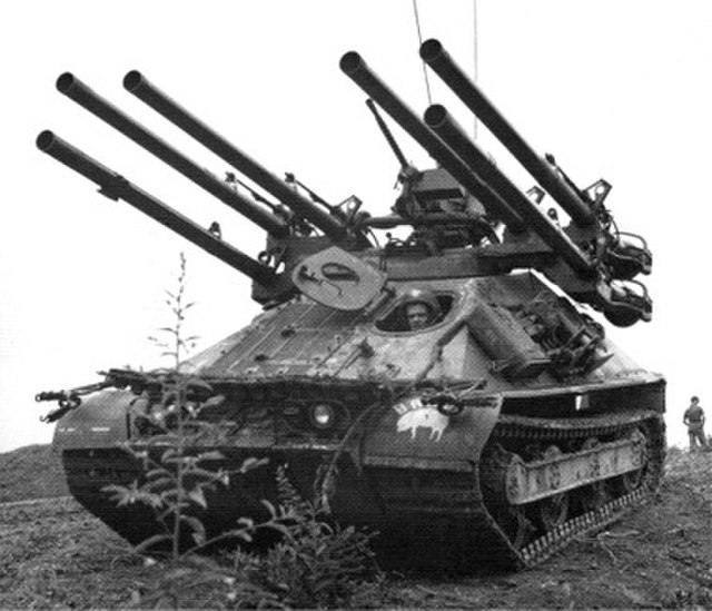 Ontos M50A1 with six 105 mm M40 recoilless rifles
