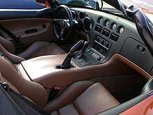 Orange Dodge Viper SRT-10 seats.JPG
