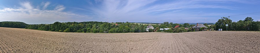 Panorama vido al la vilaĝo de sudo