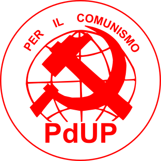 <span class="mw-page-title-main">Proletarian Unity Party (Italy)</span> Political party in Italy