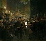 Musik i ateljén, 1886, P. S. Krøyer.