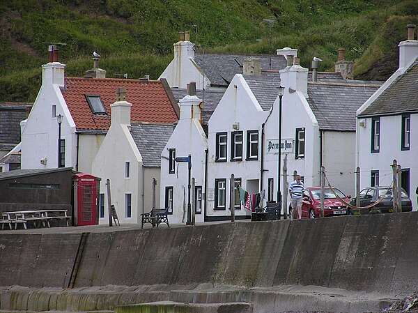 Pennan, Aberdeenshire, which featured as the fictional village of Ferness