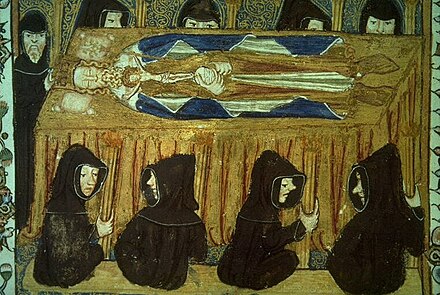 Philip IV of France lying in state