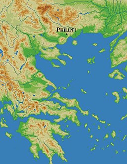 Philippi location alt horace battle