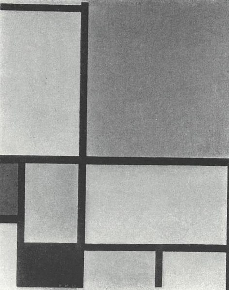 File:Piet Mondriaan - Composition with large red plane, blue, gray, black and yellow - B124 - Piet Mondrian, catalogue raisonné.jpg