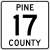 Pine County маршрут 17 MN.svg