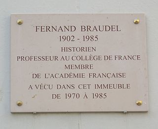 <span class="mw-page-title-main">Fernand Braudel</span> French historian and leader of the Annales School